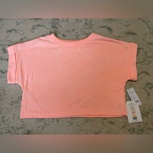 Brand new coral crop top